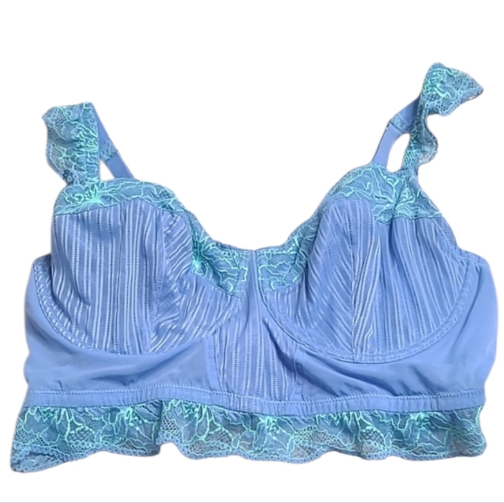 Auden Lace and Mesh Corset Bra